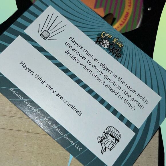 Off Your Rocker Quirky Whacky Party Game Complete - Picture 3 of 8